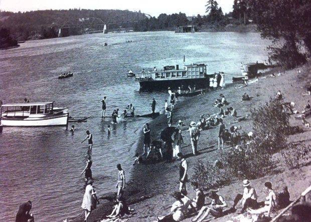 Oak Grove Beach/Park Opens 1913