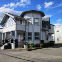 cranston bldg oak grove 2; E C Warren house